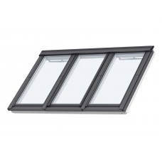 Мансардное окно VELUX GGLS 2066 188x118 три в одном